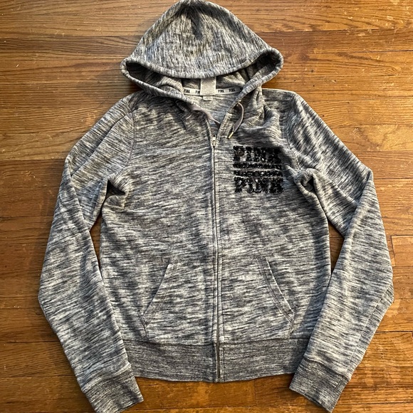 Victoria's Secret Tops - Pink by Victoria’s Secret Full Zip Hoodie